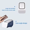 Kép 11/14 - 1D 2D QR asztali vonalkódolvasó, kéz nélküli USB, Plug&Play, Windows/Android kompatibilis, nagy ablak, bolt/könyvtár/mobil fizetés