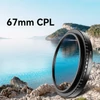 Kép 8/13 - APEXEL 67mm körkörös polarizációs szűrő – telefonos fotózáshoz. CPL lencseszűrő csipesszel, hordtáskával, kompatibilis iPhone 16/15/14/13 és más készülékekkel