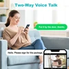 Kép 10/18 - WiFi okos csengő kamerával, TY alkalmazásvezérléssel, infravörös éjjellátással, tölthető videó kaputelefon, kétirányú hanggal otthonra, irodára - Fekete