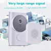 Kép 4/18 - WiFi okos csengő kamerával, TY alkalmazásvezérléssel, infravörös éjjellátással, tölthető videó kaputelefon, kétirányú hanggal otthonra, irodára - Fehér