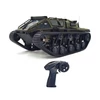 Kép 1/20 - Távirányítós tank, 2.4GHz terepjáró 360°-ban forgó játék fénnyel, újratölthető lánctalpas autó fiúknak és lányoknak - 1 akkumulátor
