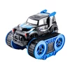 Kép 3/15 - Távirányítós kaszkadőr autó, 2.4 GHz 4WD, kétoldalas, vízen és terepen járó játékautó fiúknak és lányoknak - Kék