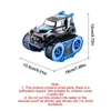 Kép 12/15 - Távirányítós kaszkadőr autó, 2.4 GHz 4WD, kétoldalas, vízen és terepen járó játékautó fiúknak és lányoknak - Kék