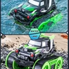 Kép 13/15 - Távirányítós kaszkadőr autó, 2.4 GHz 4WD, kétoldalas, vízen és terepen járó játékautó fiúknak és lányoknak - Zöld