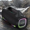 Kép 6/17 - ZEALOT S79 100W hordozható vezeték nélküli hangszóró - 24000mAh akkumulátor, színes fények, IPX7 vízálló, HiFi hangzás, BT 5.2 basszussal - Narancs