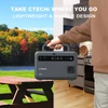 Kép 2/9 - ctechi gt600 hordozható áramforrás 600W 384Wh lifepo4 akkumulátorral és napelemes generátorral