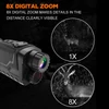 Kép 2/20 - Fejre szerelhető éjjellátó szemüveg, infravörös 4K digitális távcső 8x zoommal, 400 m hatótáv kültéri használatra