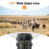 Kép 5/16 - 4K 50 MP vadkamera éjjellátó mozgásérzékelős IP65 vízálló vadász kamera