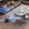 Kép 5/15 - teendow d10s max állatbarát robotporszívó és felmosó, 3000 pa szívóerővel - Ezüst