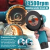 Kép 3/7 - 12 V 19500rpm M5 szögcsiszoló motor, multifunkciós elektromos vágó- és csiszolószerszám csempe, fa, kő, acél vágásához - 2 akkumulátor