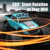 Kép 10/16 - Akvatikus távirányítású autó, 2.4GHz 4WD terepjáró, fényszórókkal, vízálló stuntszett gyerekeknek - Piros, 1 akkumulátor