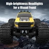 Kép 14/16 - Akvatikus távirányítású autó, 2.4GHz 4WD terepjáró, fényszórókkal, vízálló stuntszett gyerekeknek - Piros, 2 akkumulátor