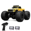 Kép 1/16 - Akvatikus távirányítású autó, 2.4GHz 4WD terepjáró, fényszórókkal, vízálló stuntszett gyerekeknek - Sárga, 2 akkumulátor