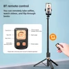 Kép 7/14 - CL07 Kihúzható szelfibot állvány telefonnal, vetítővászon távirányítóval, 170 cm-es alumínium tripod vloghoz, szelfihez, élőzéshez