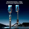 Kép 10/14 - CL07 Kihúzható szelfibot állvány telefonnal, vetítővászon távirányítóval, 170 cm-es alumínium tripod vloghoz, szelfihez, élőzéshez