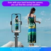 Kép 13/14 - CL07 Kihúzható szelfibot állvány telefonnal, vetítővászon távirányítóval, 170 cm-es alumínium tripod vloghoz, szelfihez, élőzéshez