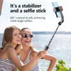 Kép 8/14 - C08 Kihúzható telefonos gimbal stabilizátor, szelfibot állvány távirányítóval, vloghoz, élő közvetítéshez, online videókhoz