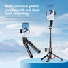 Kép 9/14 - C08 Kihúzható telefonos gimbal stabilizátor, szelfibot állvány távirányítóval, vloghoz, élő közvetítéshez, online videókhoz