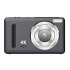 Kép 2/8 - H10 digitális gyerek fényképezőgép 4K videó funkcióval, 64MP felbontással és 18x zoommal - Fekete