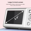 Kép 7/12 - H10 digitális gyerek fényképezőgép 4K videó funkcióval, 64MP felbontással és 18x zoommal - Fehér
