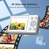Kép 8/12 - H10 digitális gyerek fényképezőgép 4K videó funkcióval, 64MP felbontással és 18x zoommal - Fehér