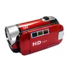 Kép 1/11 - Digitális kamera videórögzítő, 16x zoom, 2,7" TFT kijelző, SD kártya támogatás, akkumulátoros működés stúdióhoz - Piros