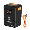 Kép 10/13 - ZGCINE V Lock akkumulátor 94,72Wh V Mount PD100W gyorstöltés D-Tap/USB-C/BP bemenet és kimenet kamera LED lámpákhoz, monitorhoz, laptophoz - Narancs