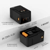Kép 11/13 - ZGCINE V Lock akkumulátor 94,72Wh V Mount PD100W gyorstöltés D-Tap/USB-C/BP bemenet és kimenet kamera LED lámpákhoz, monitorhoz, laptophoz - Narancs