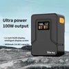 Kép 13/13 - ZGCINE V Lock akkumulátor 94,72Wh V Mount PD100W gyorstöltés D-Tap/USB-C/BP bemenet és kimenet kamera LED lámpákhoz, monitorhoz, laptophoz - Narancs