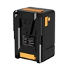 Kép 1/13 - ZGCINE V Lock akkumulátor 94,72Wh V Mount PD100W gyorstöltés D-Tap/USB-C/BP bemenet és kimenet kamera LED lámpákhoz, monitorhoz, laptophoz - Narancs