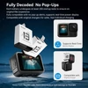 Kép 9/10 - Telesin akciókamera akkumulátor 1950mAh 7.4Wh nagy kapacitású, gyorsan tölthető lítium akkumulátor GoPro Hero 13-hoz