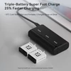 Kép 12/14 - TELESIN Sportkamera akkumulátortöltő készlet: 1 db 3-slot töltő, 2 db 1950mAh akku GoPro Hero 13-hoz