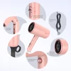 Kép 9/9 - Pretfy 2000W hajszárító erős légárammal gyors szárításhoz, hidratáló, otthoni, szállodai és fodrászszalonokba - Pink