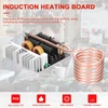 Kép 2/13 - 1000W ZVS indukciós fűtőmodul alacsony feszültségű fűtőtekercs flyback meghajtó réz csővel DIY kis alkatrészek edzéséhez, hőkezeléséhez