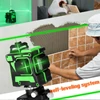 Kép 17/20 - Multifunkciós 3D 12 vonalas lézeres szintező eszköz függőleges és vízszintes vonalakkal, önszintező funkcióval