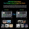 Kép 10/20 - Oscal PowerMax 6000 6000W strapabíró erőmű 3600-57600Wh LiFePO4 akkumulátor 14 aljzat 120V/240V kettős feszültség APP vezérlés por- és cseppálló