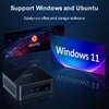 Kép 8/20 - Ninkear N13 mini pc gaming erős mini számítógép 16GB RAM, 1TB SSD, i5-1340P, WiFi6, nagy felbontású kijelző miniszámítógép