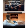 Kép 3/11 - ULTIMEA Apollo S40 2.2CH Bluetooth levehető soundbar TV-hez, 100W, 3 EQ mód, állítható basszus, ARC/Optikai/Aux/Fali rögzítés