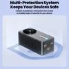 Kép 8/10 - Toocki TCT2C67-JRB01 67W GaN töltő, háromportos (kettős USB-C 67W + USB-A 22,5W) PD 3.0-val és biztonsági védelemmel