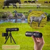 Kép 4/12 - 10X-300X Mini Monokulár Távcső BAK4 prizmákkal, vízálló, telefontartóval, állvánnyal és táskával táj, madarak, koncertek, sportesemények nézéséhez