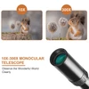 Kép 12/12 - 10X-300X Mini Monokulár Távcső BAK4 prizmákkal, vízálló, telefontartóval, állvánnyal és táskával táj, madarak, koncertek, sportesemények nézéséhez