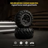 Kép 6/6 - 2.4 GHz 70 km/h nagy sebességű 1/16 off-road RC teherautó 4WD versenyző mászó autó kefe nélküli motorral és LED fénnyel - Piros, 1 akkumulátor
