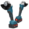 Kép 7/11 - 125 típusú elektromos csiszoló szerszám, kefementes motorral, multifunkciós sarokcsiszoló, kézi lítiumvágó, vágáshoz és polírozáshoz - 2 akkumulátor