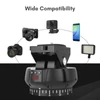 Kép 3/11 - Andoer YT1200 motoros panorámafej, 2 tengelyes, 360°-os forgás, távirányítóval, 9 sebességfokozattal, 1 kg teherbírással.