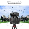 Kép 4/11 - Andoer YT1200 motoros panorámafej, 2 tengelyes, 360°-os forgás, távirányítóval, 9 sebességfokozattal, 1 kg teherbírással.