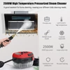 Kép 3/13 - 2500W hordozható kézi gőztisztító, magas hőmérsékletű nyomásos tisztítógép kefe fejekkel konyhához, bútorokhoz, fürdőszobához, autóhoz - Kék
