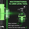 Kép 12/16 - Multifunkciós 16 vonalas lézeres szintező 3° önszintező gép, tölthető lítium akkumulátorral, állítható tripod állvánnyal - 2 akkumulátor