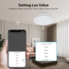 Kép 6/20 - ZigBee jelenlétérzékelő, gyors mozgásdetektor, 24 GHz radar, megvilágítás érzékelés, emberi jelenlét, ZigBee átjáróval használható - 2-es típus