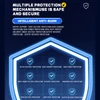 Kép 7/16 - 100W 30V 5A hordozható digitális állítható tápegység, többvédelem, alacsony hőmérséklet, nagy hatékonyság, 2,4 hüvelykes színes kijelzővel