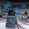 Kép 4/17 - Owon oszcilloszkóp, multiméter és hullámforma-generátor, 70 MHz, 1 csatorna, 250 MSa/s, 3 az 1-ben digitális oszcilloszkóp, 3,5" LCD kijelzővel